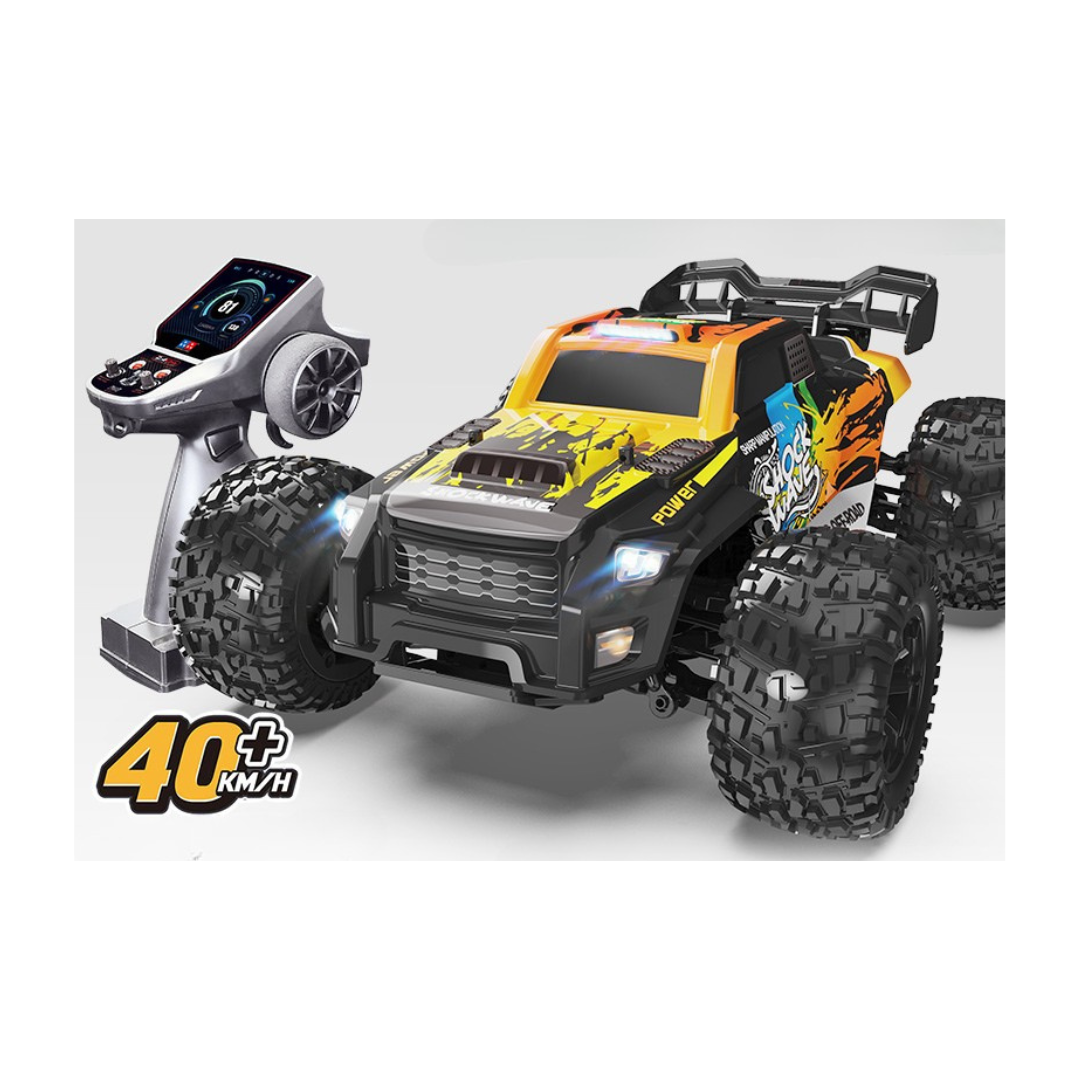 SHOCK WAVE 40+ km/h High Speed Smart Control 4WD Monster Truck Splash-Proof Design SHOCK WAVE 40+ km/h High Speed Smart Control 4WD Monster Truck Splash-Proof Design